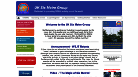 What Uksmg.org website looked like in 2023 (1 year ago)