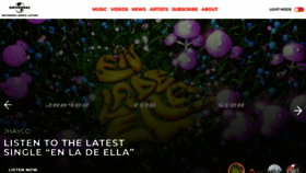 What Universalmusica.com website looked like in 2023 (1 year ago)