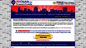 What Usacityads.com website looked like in 2023 (1 year ago)
