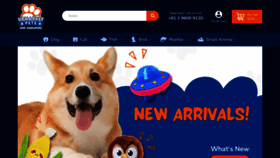 What Upmarketpets.com website looked like in 2023 (1 year ago)