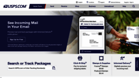 What Usps.com website looked like in 2023 (1 year ago)