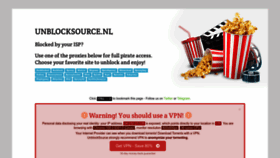 What Unblocksource.eu website looked like in 2023 (1 year ago)
