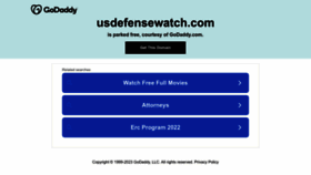 What Usdefensewatch.com website looked like in 2023 (1 year ago)
