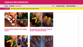 What Unhas-decoradas.org website looked like in 2023 (1 year ago)
