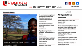 What Ugandanews.net website looked like in 2023 (1 year ago)