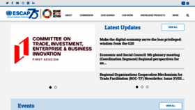 What Unescap.org website looked like in 2023 (1 year ago)
