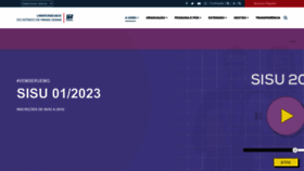 What Uemg.br website looked like in 2023 (1 year ago)