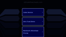 What Ultimatefreecheats.com website looked like in 2023 (1 year ago)