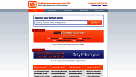 What Ukreg.com website looked like in 2023 (1 year ago)
