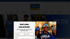 What Uclastore.com website looked like in 2023 (1 year ago)
