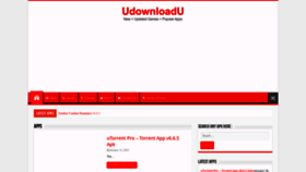 What Udownloadu.com website looked like in 2023 (1 year ago)