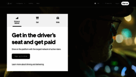 What Uber.com website looked like in 2023 (1 year ago)