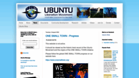 What Ubuntuparty.org.za website looked like in 2023 (1 year ago)