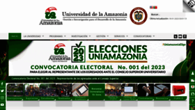 What Uniamazonia.edu.co website looked like in 2023 (1 year ago)