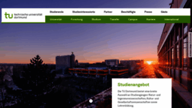 What Uni-dortmund.de website looked like in 2023 (1 year ago)