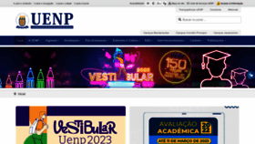 What Uenp.edu.br website looked like in 2023 (1 year ago)