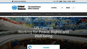What Unog.ch website looked like in 2023 (1 year ago)