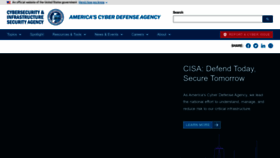 What Us-cert.gov website looked like in 2023 (1 year ago)