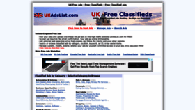What Ukadslist.com website looked like in 2023 (1 year ago)