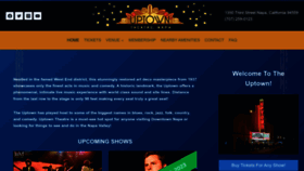 What Uptowntheatrenapa.com website looked like in 2023 (1 year ago)