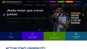 What Uniminuto.edu website looked like in 2023 (1 year ago)