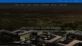 What Uin-malang.ac.id website looked like in 2023 (1 year ago)