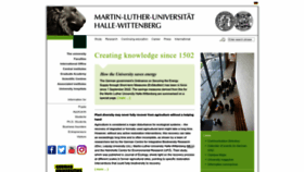 What Uni-halle.de website looked like in 2023 (3 years ago)