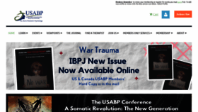 What Usabp.org website looked like in 2023 (1 year ago)
