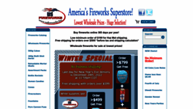 What Usfireworks.biz website looked like in 2023 (1 year ago)