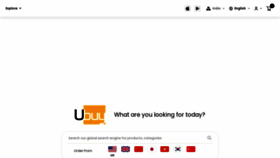 What Ubuy.co.in website looked like in 2023 (1 year ago)