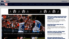 What Uslsoccer.com website looked like in 2023 (1 year ago)