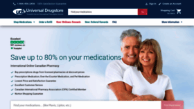 What Universaldrugstore.com website looked like in 2023 (1 year ago)