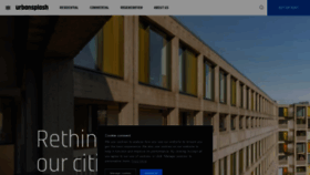 What Urbansplash.co.uk website looked like in 2023 (2 years ago)