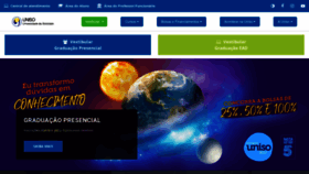 What Uniso.br website looked like in 2023 (1 year ago)