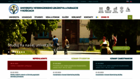 What Uvlf.sk website looked like in 2023 (1 year ago)