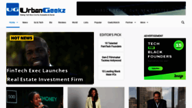 What Urbangeekz.com website looked like in 2023 (1 year ago)