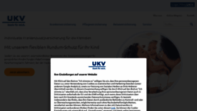 What Ukv.de website looked like in 2023 (1 year ago)