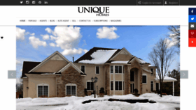 What Uniquehomes.com website looked like in 2023 (1 year ago)