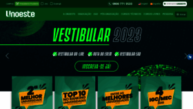 What Unoeste.br website looked like in 2023 (1 year ago)