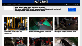 What Usacrime.com website looked like in 2023 (1 year ago)