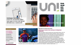 What Uni.de website looked like in 2023 (1 year ago)