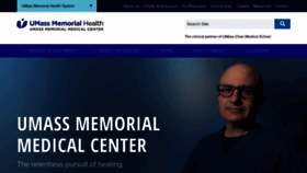 What Umassmemorial.org website looked like in 2023 (1 year ago)