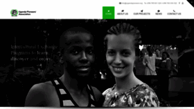 What Ugandapioneers.org website looked like in 2023 (1 year ago)