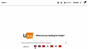 What U-buy.com.au website looked like in 2023 (1 year ago)