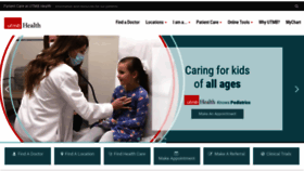 What Utmbhealth.com website looked like in 2023 (1 year ago)