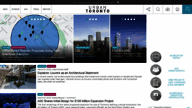 What Urbantoronto.ca website looked like in 2023 (1 year ago)