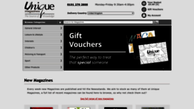 What Uniquemagazines.co.uk website looked like in 2023 (1 year ago)