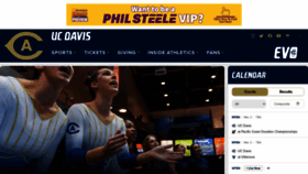 What Ucdavisaggies.com website looked like in 2023 (1 year ago)