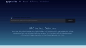 What Upcitemdb.com website looked like in 2023 (1 year ago)