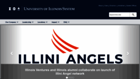 What Uillinois.edu website looked like in 2023 (1 year ago)